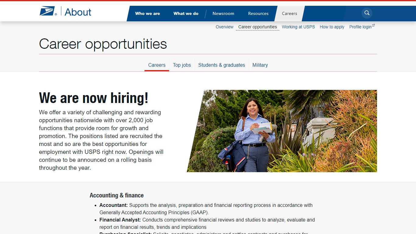 Career opportunities - Careers - About.usps.com
